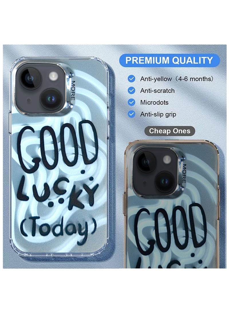 Wtech More Series Colorful Design Protective Case Cover For Apple iPhone 15 2023 Silver/White - Image 3