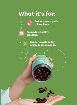 Happy Tummy Probiotics Gummies (150g) Probiotics, Prebiotics, Botanicals & Vitamins - 60 Vegan Sugar freeGummies - view 3