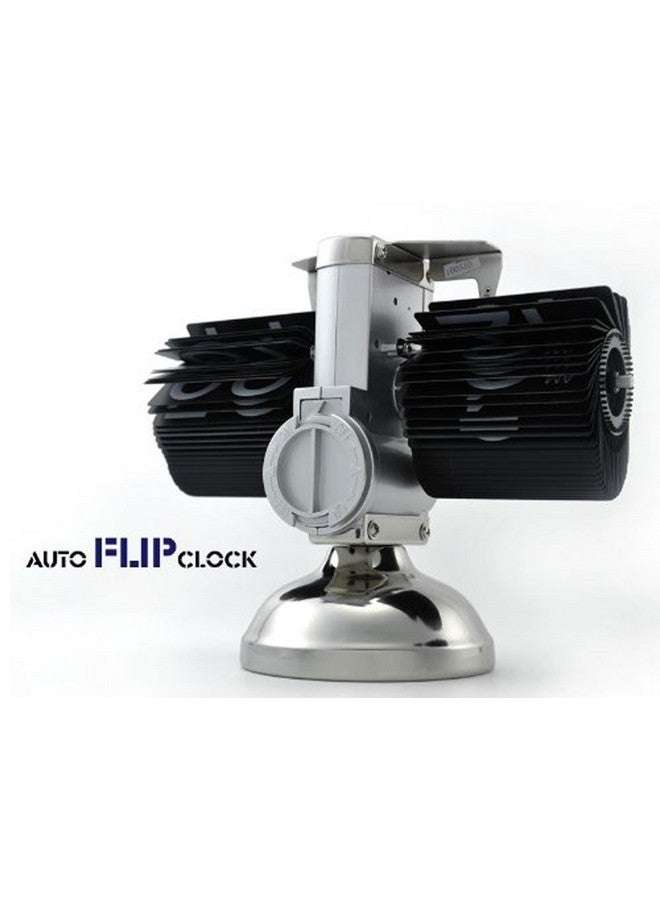 WoneNice Retro Flip Down Clock - Internal Gear Operated-Black AD - Image 3