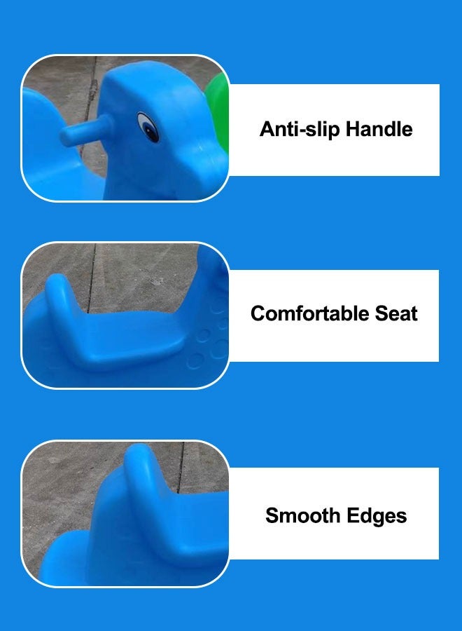 جساي تويز لعب لتعليم الأطفال حصان هزاز بلاستيكي على شكل غزال لروضة الأطفال - Image 2