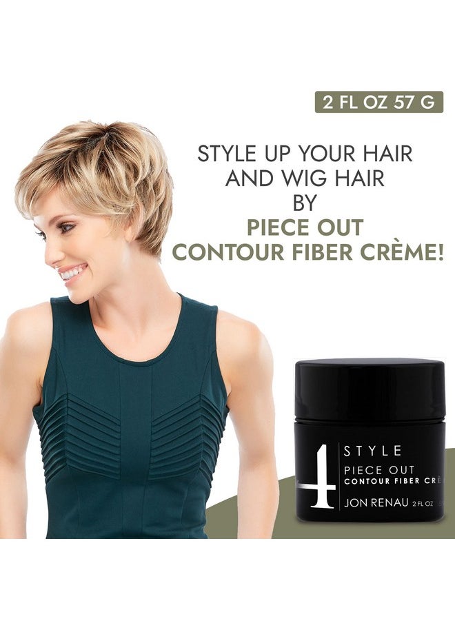 Jon Renau Jon Renau Piece Out Contour Fiber Crème for Synthetic, Heat Friendly and Human Hair, Wig Styling Cream - 2 Fl Oz  - Image 5