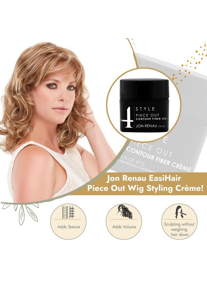 Jon Renau Jon Renau Piece Out Contour Fiber Crème for Synthetic, Heat Friendly and Human Hair, Wig Styling Cream - 2 Fl Oz  - Image 2