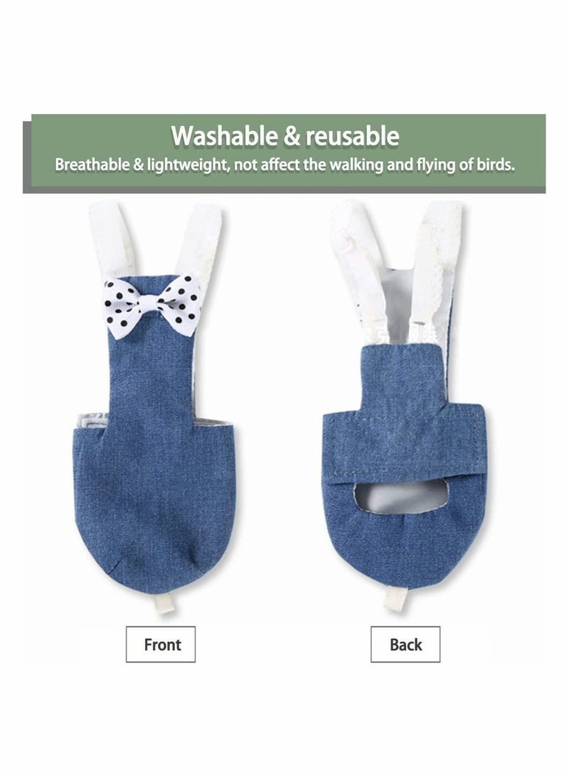 Bird Flight Suit Diaper Harness Liners Urine Wet Suit Waterproof Inner Layer for Parrots Cockatiel Pet Birds Macaw African Budgies Parakeet - Image 3