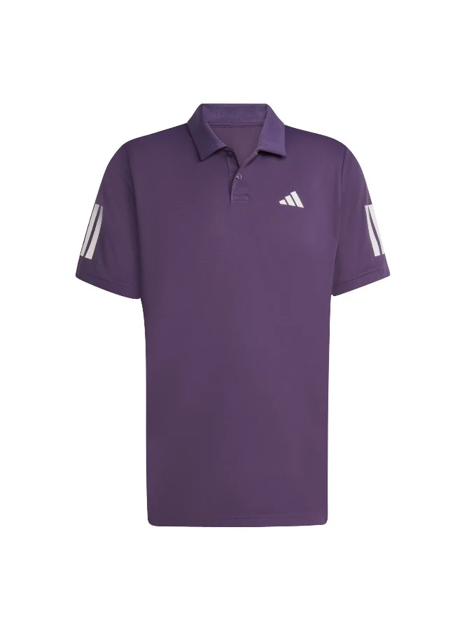 Adidas Adidas Club 3Str Polo Purple Polo Shirt (Short Sleeve) Polo Shirts For Men