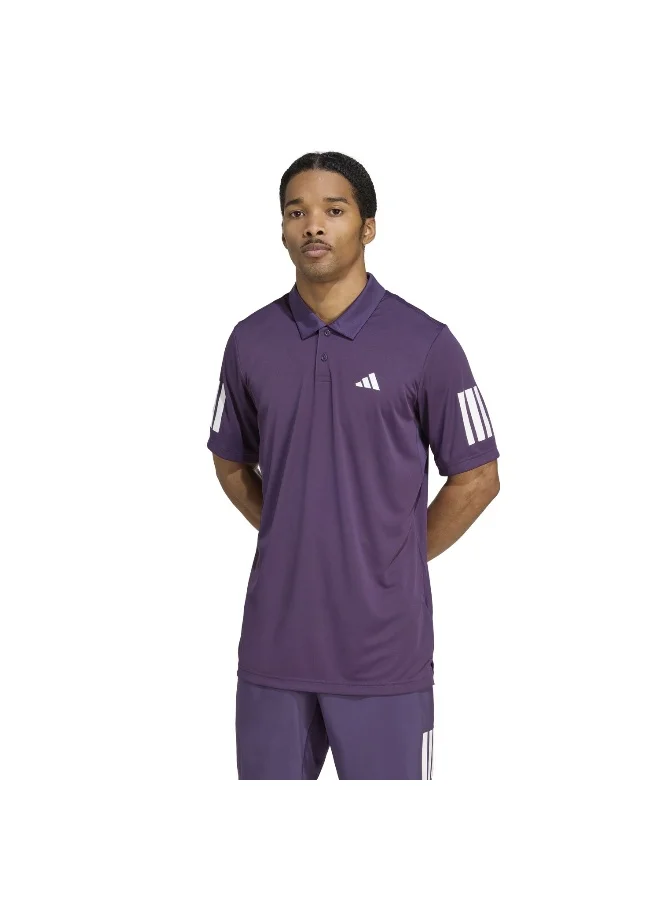 Adidas Adidas Club 3Str Polo Purple Polo Shirt (Short Sleeve) Polo Shirts For Men