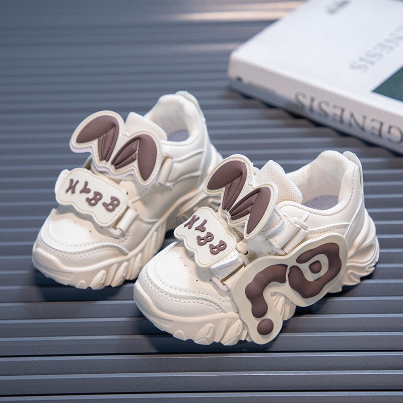 Girls' Sports Shoes 2025 Spring New Kidsren'S Running Shoes Boys' Casual Shoes Medium And Large Kidsren'S Fashionable Dad Shoes Trend - Image 4