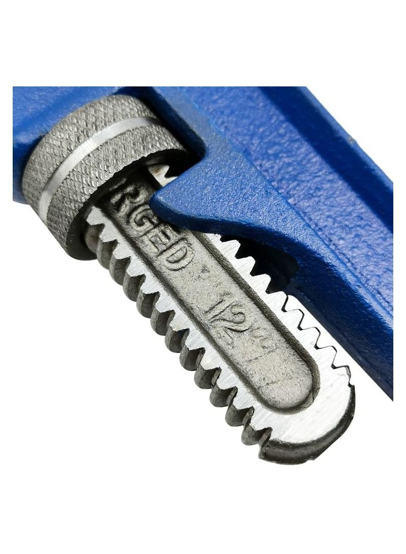 IRON Pipe wrench heavy duty 12" forged steel head strong iron handle pipe wrench 1Pcs - Image 3