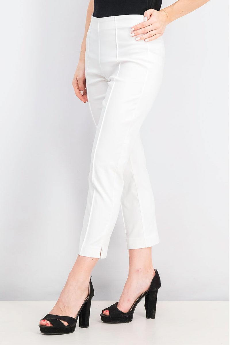 Women Stretch Hose Pants, White