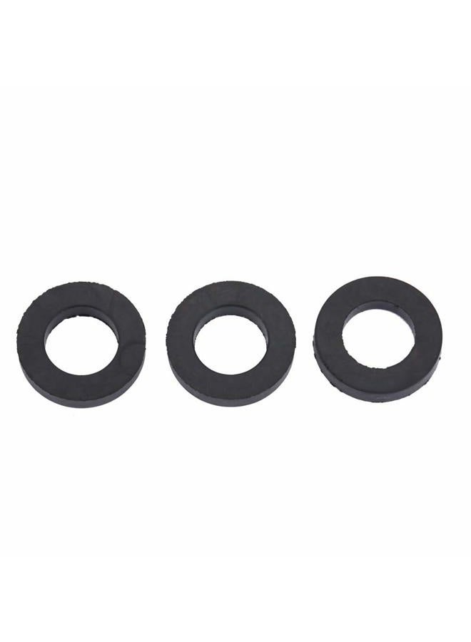 Hilitand 12pcs Washer Ring Shower Rubber O-Ring Washer Seals Gasket Faucet Water Pipe Replacement 1/2", 3/4", 1" (1/2") - Image 1