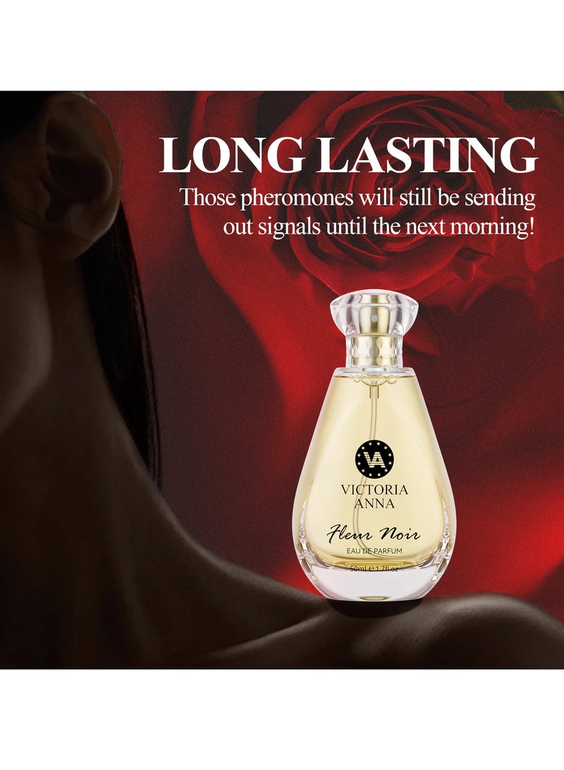 VICTORIA ANNA 50ml Fragrance Eau de Parfum Spray FLEUR NOIR for women - Image 4