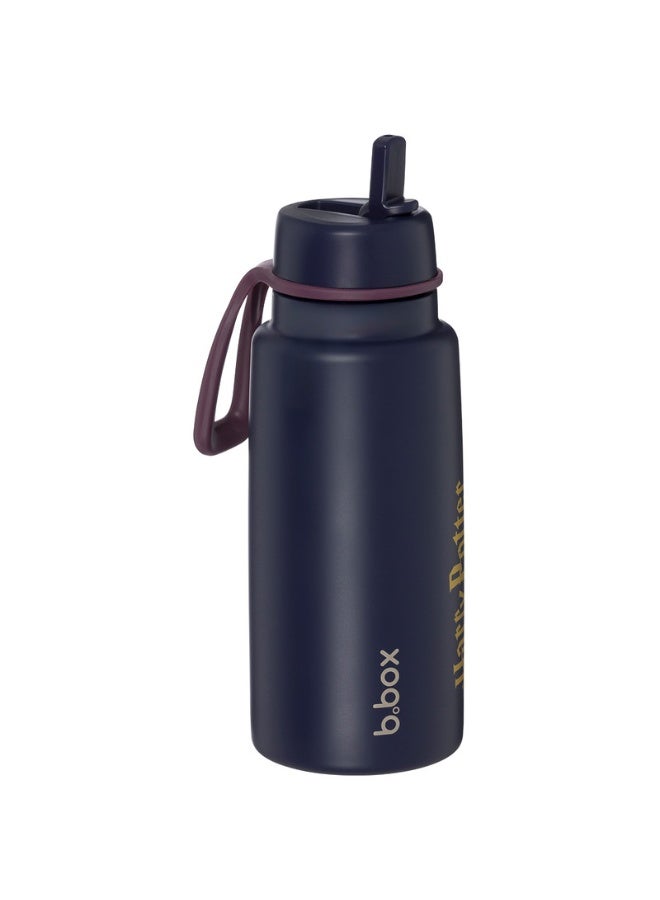 B.Box Insulated Flip Top Water Bottle with Straw | Stainless Steel | Leakproof | BPA-Free | Keeps Drinks Cold up to 46 Hours | 1L (33.8 fl oz / 34oz)-Harry Potter - Image 3
