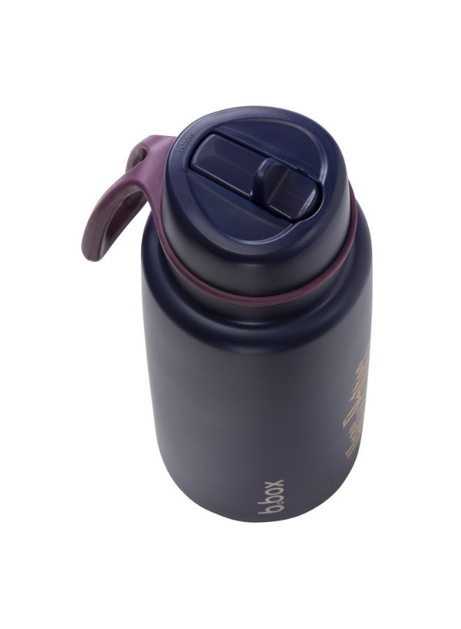 B.Box Insulated Flip Top Water Bottle with Straw | Stainless Steel | Leakproof | BPA-Free | Keeps Drinks Cold up to 46 Hours | 1L (33.8 fl oz / 34oz)-Harry Potter - Image 5