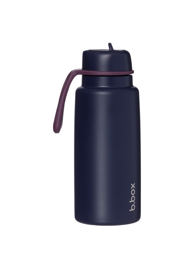 B.Box Insulated Flip Top Water Bottle with Straw | Stainless Steel | Leakproof | BPA-Free | Keeps Drinks Cold up to 46 Hours | 1L (33.8 fl oz / 34oz)-Harry Potter - Image 1