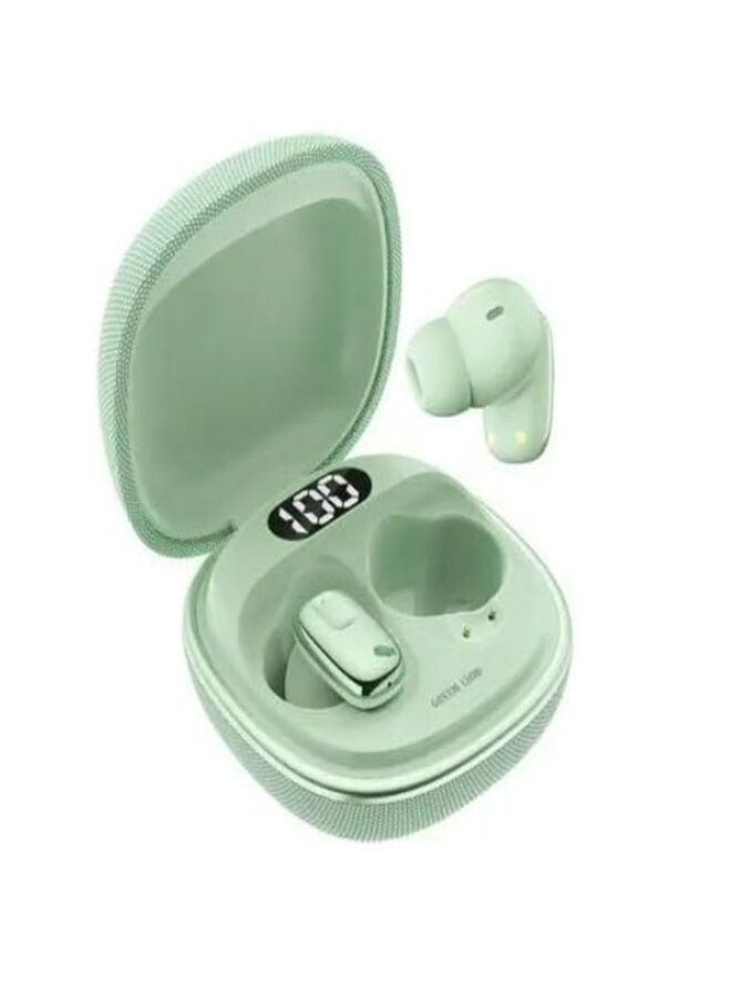 Green Lion Siena True Wireless Earbuds, Multi-Function Touch Control, LED Digital Display, IPX5 Waterproof, Environmental Noise Cancellation, Up to 6 Hours Playtime, Bluetooth Version 5.4 (Green)