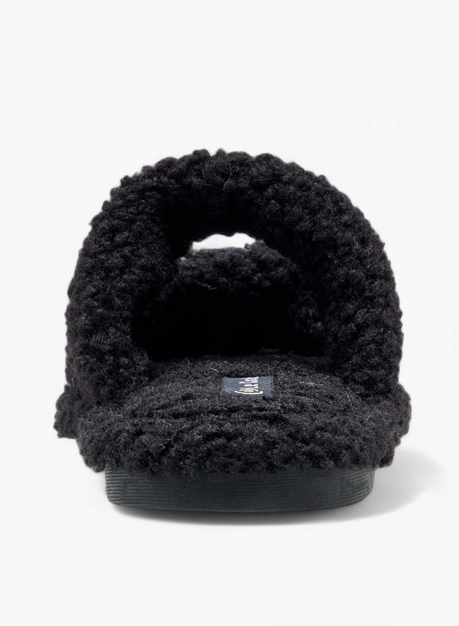 Le Confort Women's Faux Fur Bedroom Slippers  - Image 4