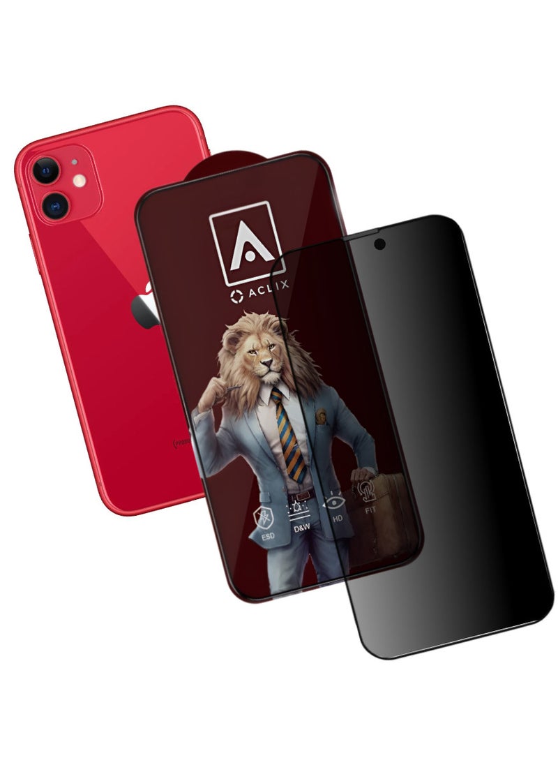 ACLIX Antistatic ESD Dustproof Premium Quality High Definition Tempered Glass Screen Protector Designed For  iPhone 11 - Image 1