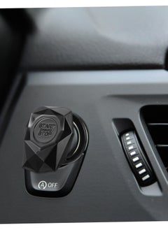 Excefore Car Engine Start Button Cover, Car Start Button Covers Key Ignition Cover Car Bling Ring Sticker Cap Ignition Accessories car Sticker fire Cover Iron Universal  - Image 3
