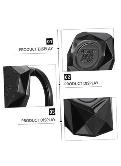 Excefore Car Engine Start Button Cover, Car Start Button Covers Key Ignition Cover Car Bling Ring Sticker Cap Ignition Accessories car Sticker fire Cover Iron Universal  - Image 5