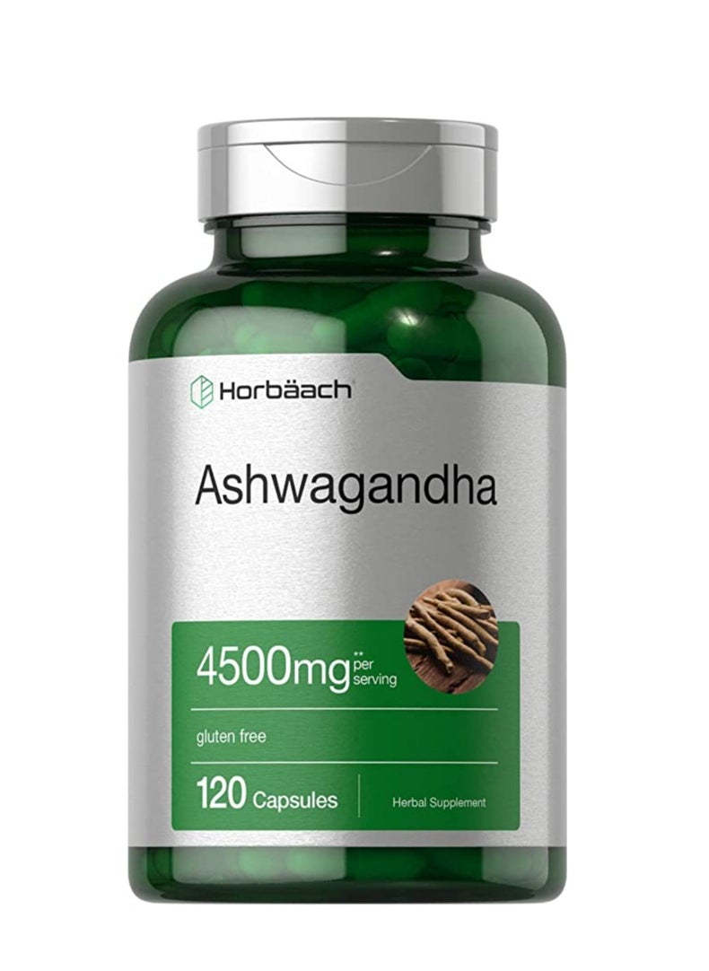 Horbaach Ashwagandha Capsules  120 Count  Maximum Strength  Gluten Free | by Horbaach  - Image 2