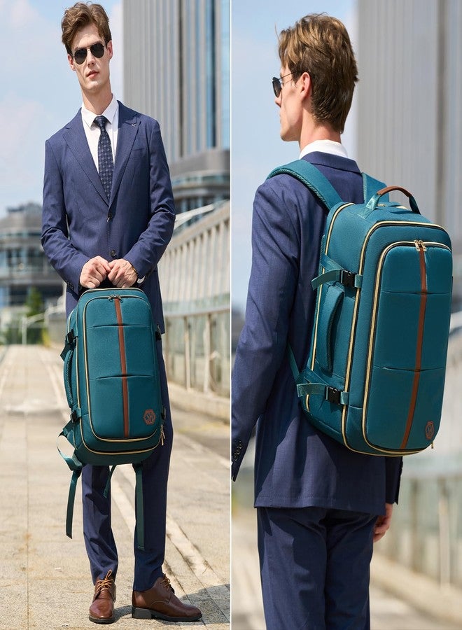 SHENHU 40L Travel Laptop Backpack for Women & Men, Airline Approved Carry On Luggage Overnight Bags, Waterproof Personal Item Bag, Weekender Essentials Backpacks Vacuum Backpack Dark Green - Image 2