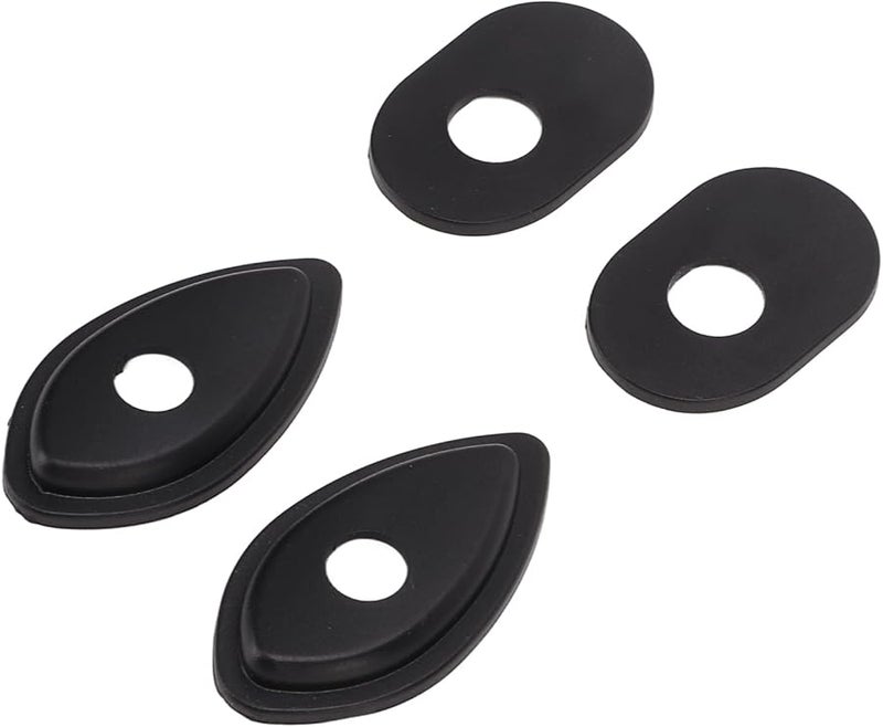 Turn Signal Spacer Adapter Kit 4 Pcs Black Replacement for Motorcycle Models - Image 1