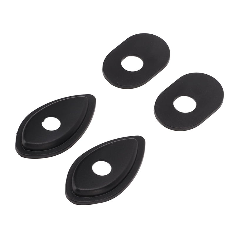 Turn Signal Spacer Adapter Kit 4 Pcs Black Replacement for Motorcycle Models - Image 2