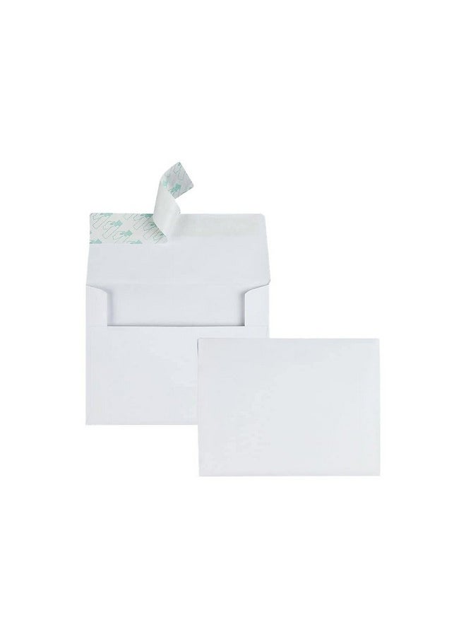 Quality Park - A2 Invitation Envelopes With Self Seal Closure 43/8 X 53/4 24Lb White Quarter Fold Sized Envelopes Ideal For Invitations Photos Wedding Announcements Rsvps And Greeting Cards 100 Per Box (10740) - Image 1