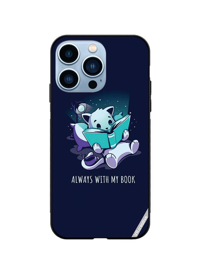 VR CREATIVE Protective Case Cover For Apple iPhone 14 Pro Max Always With My Book Design Multicolour - Image 1