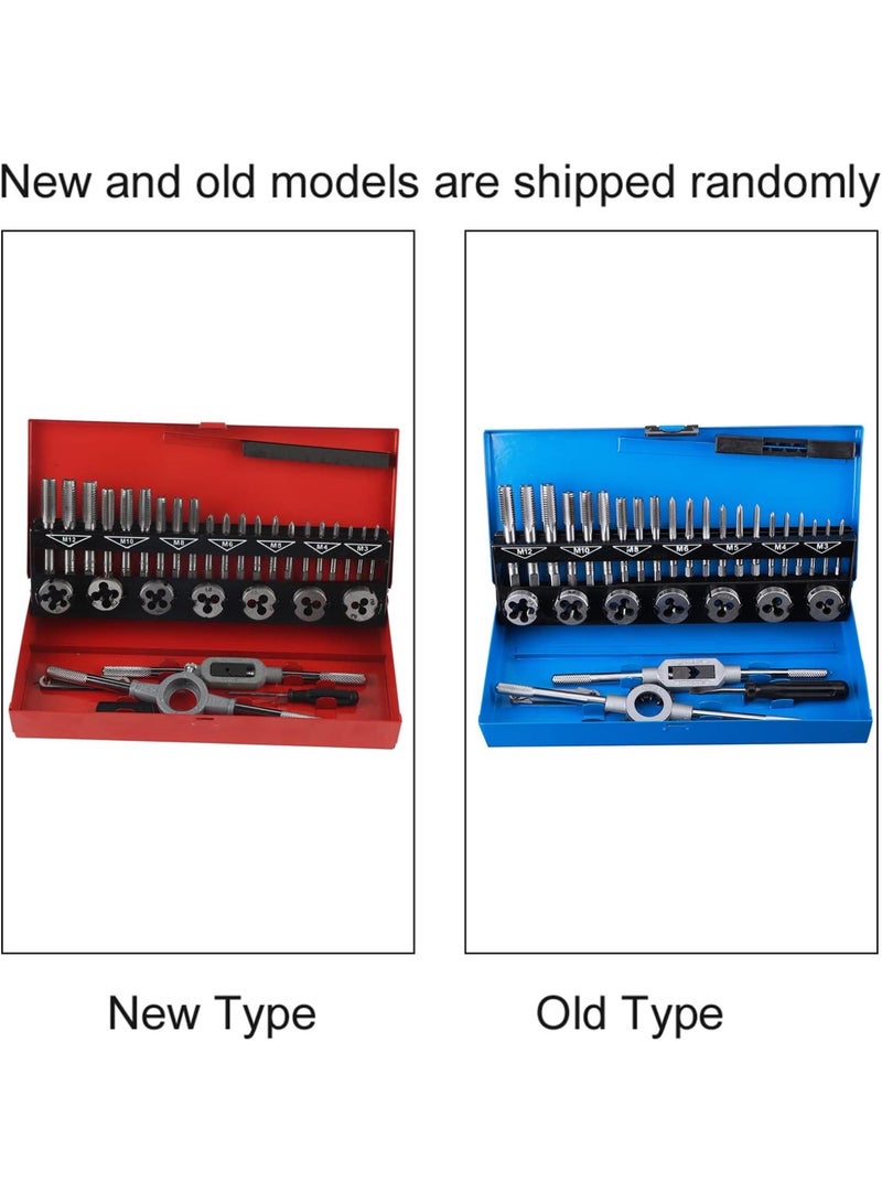 GGOOT Rethread Tool Kit Metric Tap and Die Set Tap Wrench Wringer Die Cutter Screwdriver Hardware Kit for Household Fitting Threads Create 32Pcs - Image 4