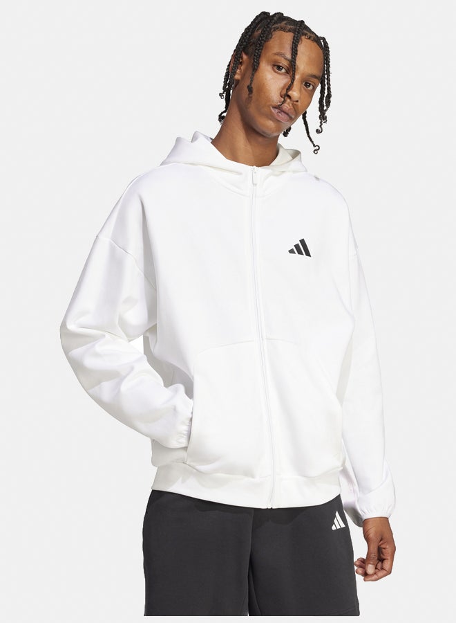 Adidas future icons small logo full-zip men's hooded track top  - Image 1