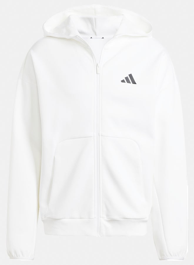 Adidas future icons small logo full-zip men's hooded track top  - Image 2