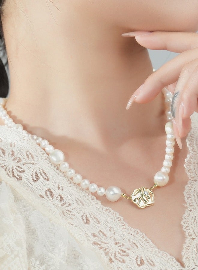 جيوان الفضة الاسترليني قلادة اللؤلؤ الباروك - Image 4