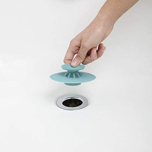 Three Secondz Sink Drain Stopper Bathtub Water Drainer Strainer Plug - Random Color - Image 1