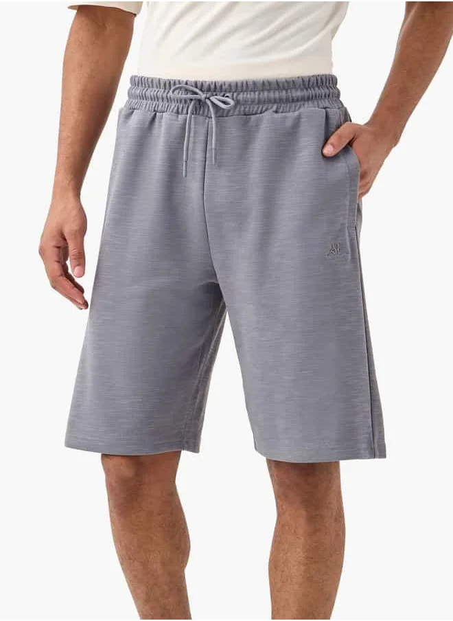 كابا Kappa Logo Embroidered Shorts with Drawstring Closure and Pockets