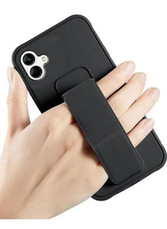 MIGOFAST Samsung Galaxy A06 Case Cover Magnetic Car Mount Kickstand & Holder Premium Silicone Vertical  Horizontal Hand Strap and Grip with Multi Stand for Samsung Galaxy A06 Black  - Image 4