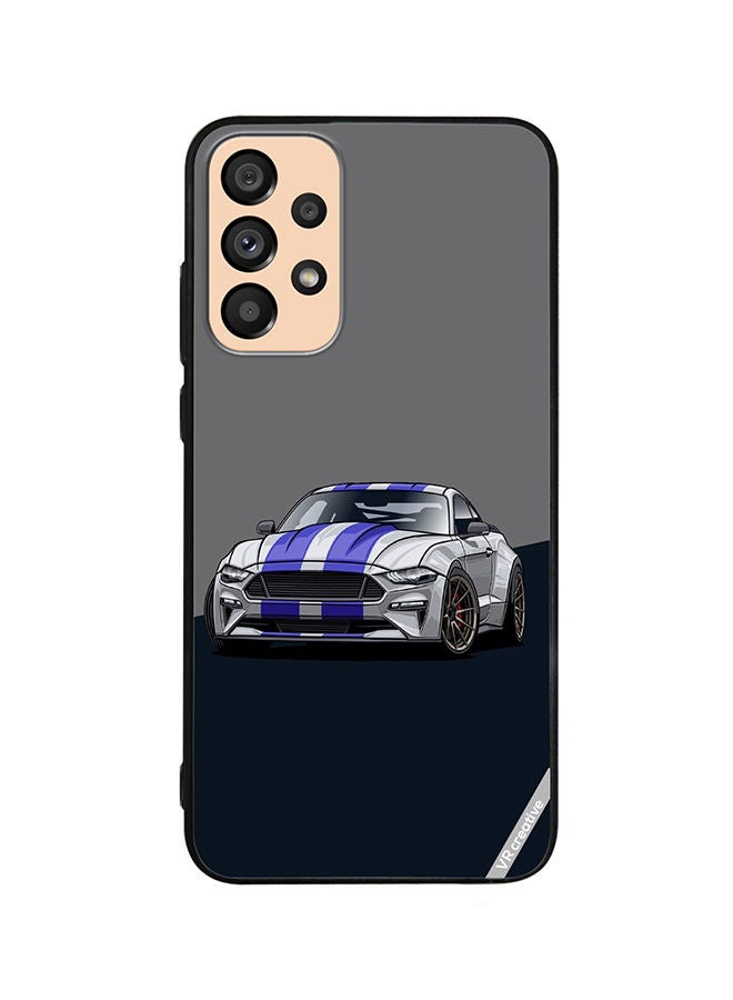 VR CREATIVE Protective Case Cover For Samsung Galaxy A33 5G Corvette Design Multicolour - Image 1