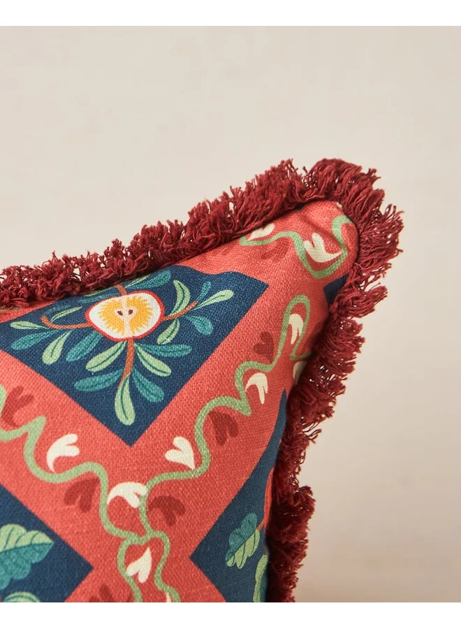 Chumbak Jaali Cushion Cover, 16" | Kashmir Trails