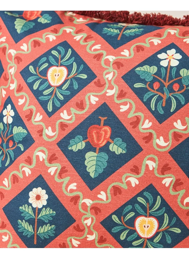 Chumbak Jaali Cushion Cover, 16" | Kashmir Trails