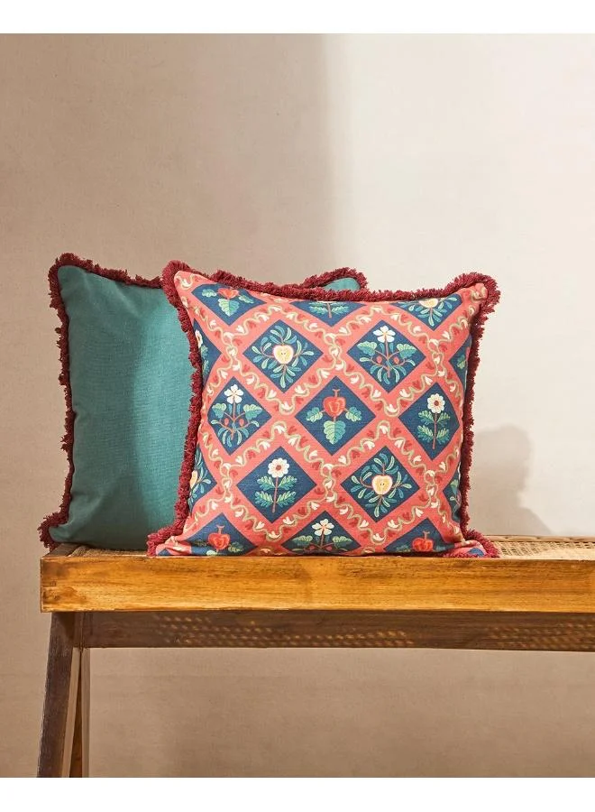 تشامباك Jaali Cushion Cover, 16" | Kashmir Trails