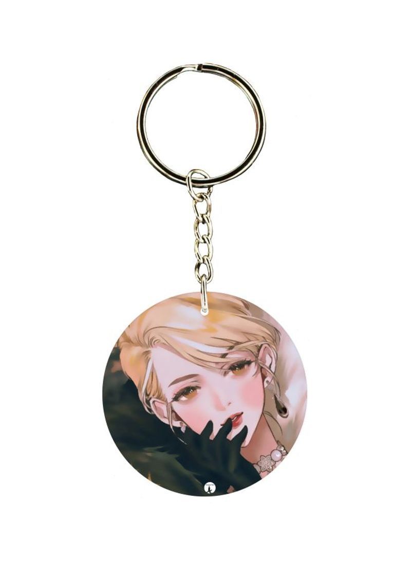 RKN Girl Printed Keychain
