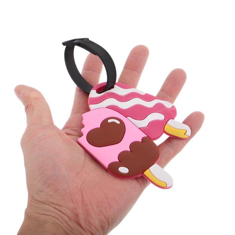 Cartoon Ice Cream Luggage Tag for Suitcases Travel Bags Identifier - Image 5