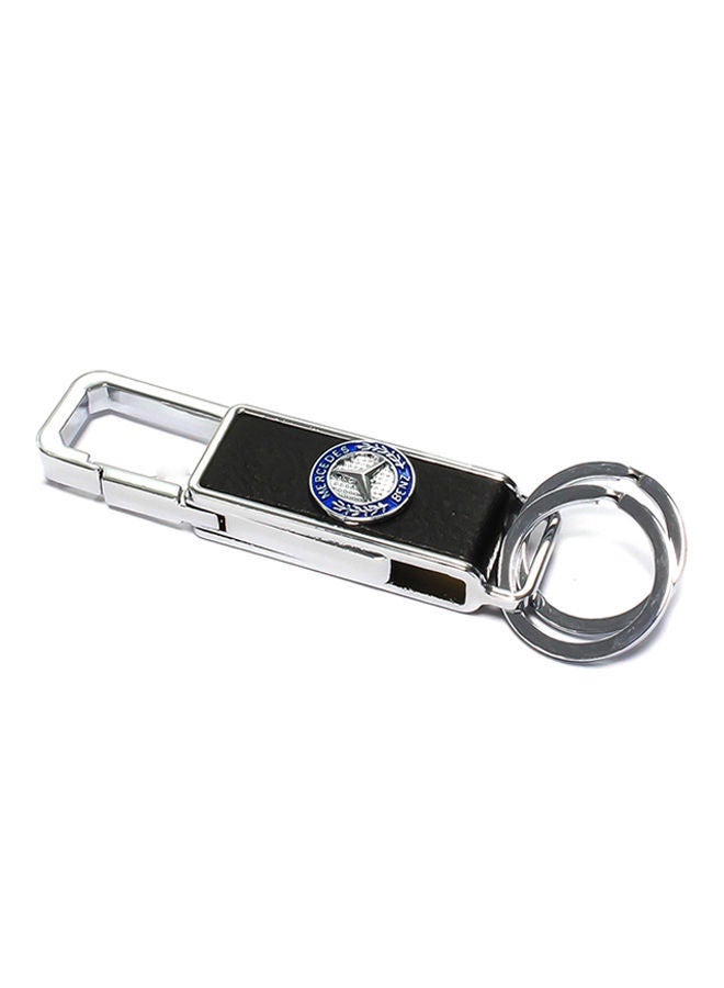 NIBEMINENT Mercedes Benz Logo Car Keychain With Carabiner Hook