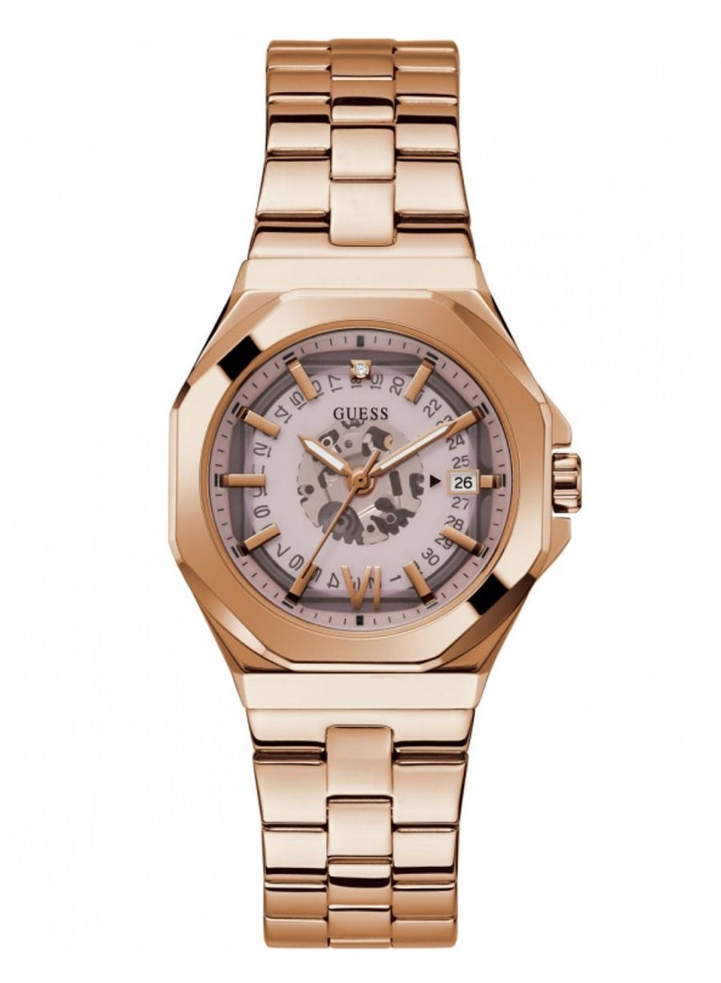 GUESS Women Empress Quartz Rose Gold Stainless Steel Watch GW0551L3 - 34mm - Image 1