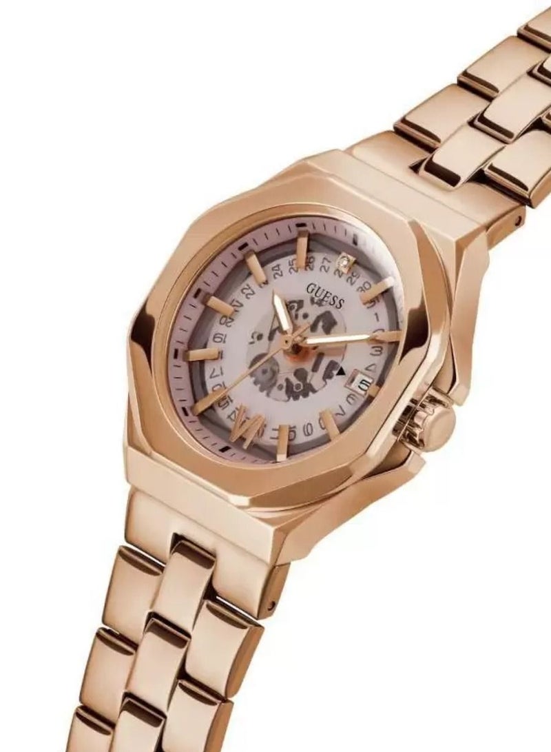 GUESS Women Empress Quartz Rose Gold Stainless Steel Watch GW0551L3 - 34mm - Image 4