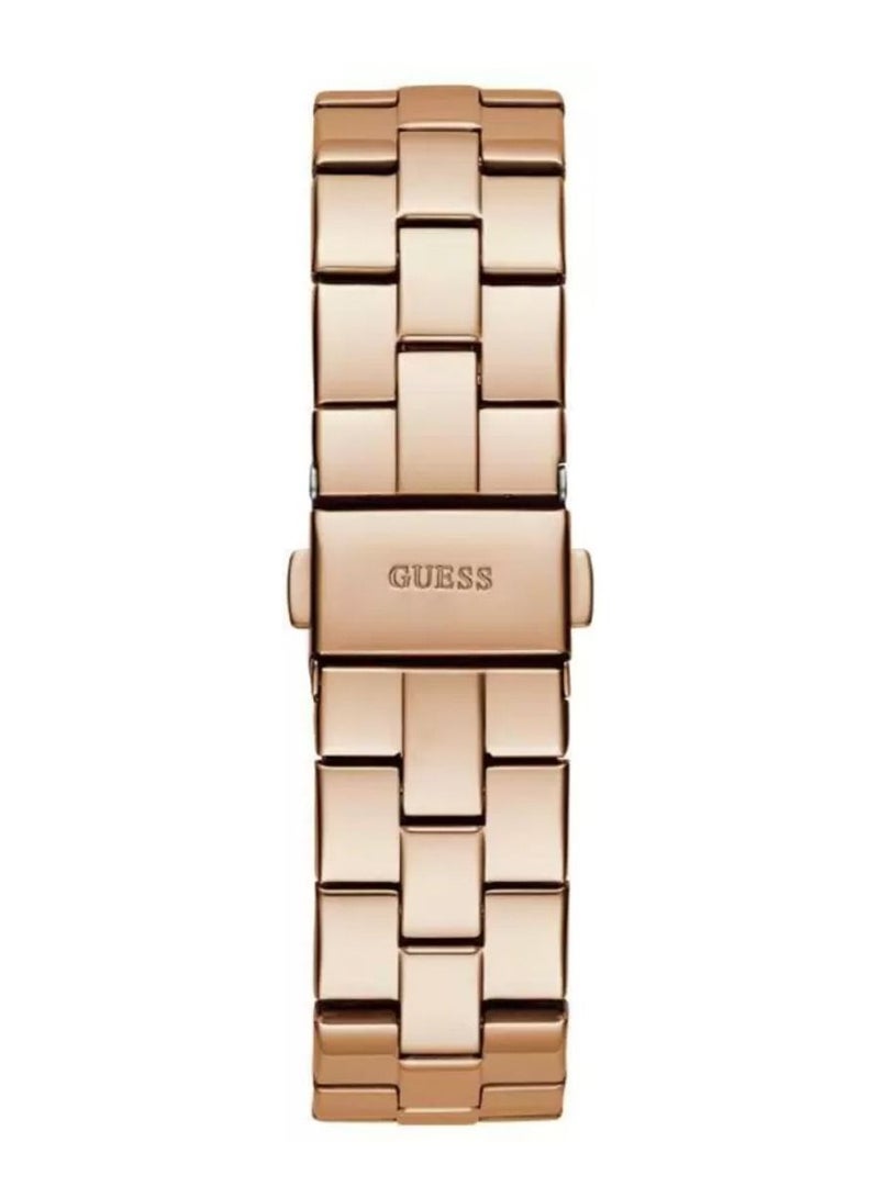 GUESS Women Empress Quartz Rose Gold Stainless Steel Watch GW0551L3 - 34mm - Image 3