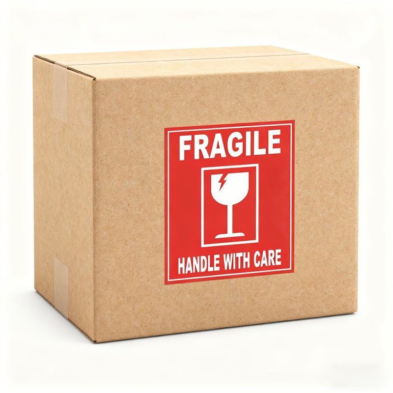 50 Sheets 4x4in Fragile Handle With Care Stickers for Glassware Electronics And Shipping - Image 4