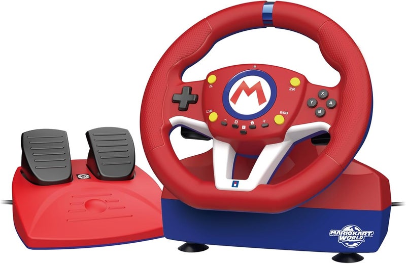 عجلة سباق HORI Mario Kart المصغرة لـ Nintendo Switch 2 - Image 1