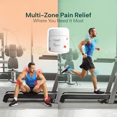 R3SET Ultra Potent Pain Relief Gel | Instant Relief from Frozen Shoulder, Rotator Cuff, Cervical & Post-Surgery Pain | 2x more Potent with Nanotechnology | Wintergreen, Boswellia (Shallaki), Nirgundi & Menthol - 100g - Image 5
