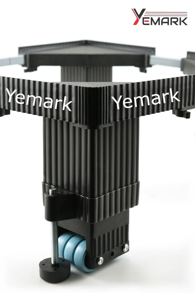 Yemark Heavy Duty Front/Specially Design for Fully Automatic Washing Machine Fridge Troley Stand (Fully Automatic) (Metal and Plastic)(Minimum size - 36cm x 36cm , Maximum size 76cm x 76cm) - Image 5