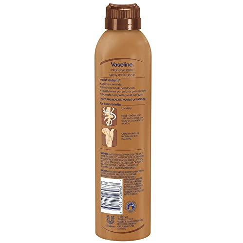 Vaseline, Spray & Go Moisturizer, Cocoa Radiant - 6.5 oz (Pack of 4) - Image 3